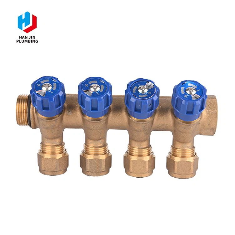 Brass Manifolds With Valves